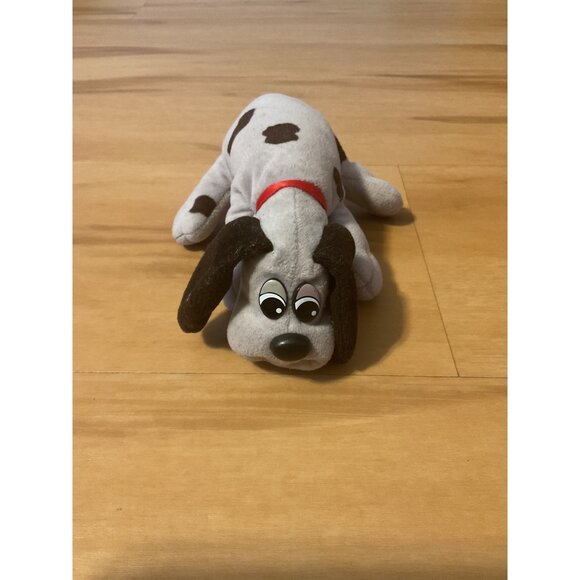 Tonka Pound Puppies Plush Dog Stuffed Animal Toy Gray With Black Spots - Picture 1 of 6